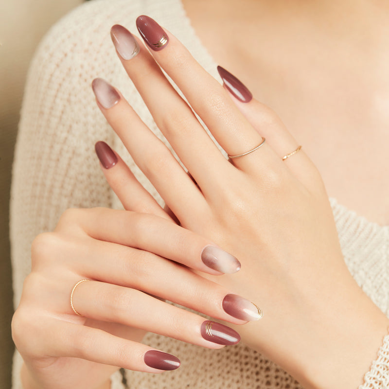 [GEMSTONE] MAGIC PRESS NAIL - ROSE BLURRING