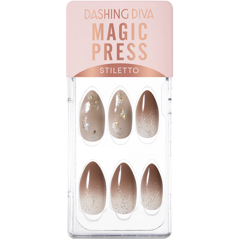 [GEMSTONE] MAGIC PRESS NAIL - CREAM GREY