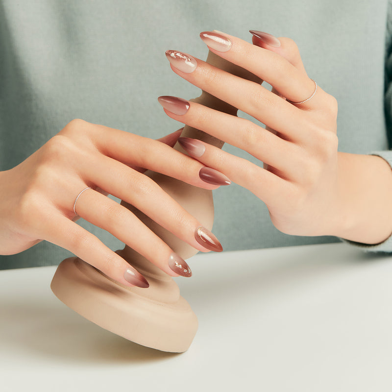 [GEMSTONE] MAGIC PRESS NAIL - DEWEY WINE