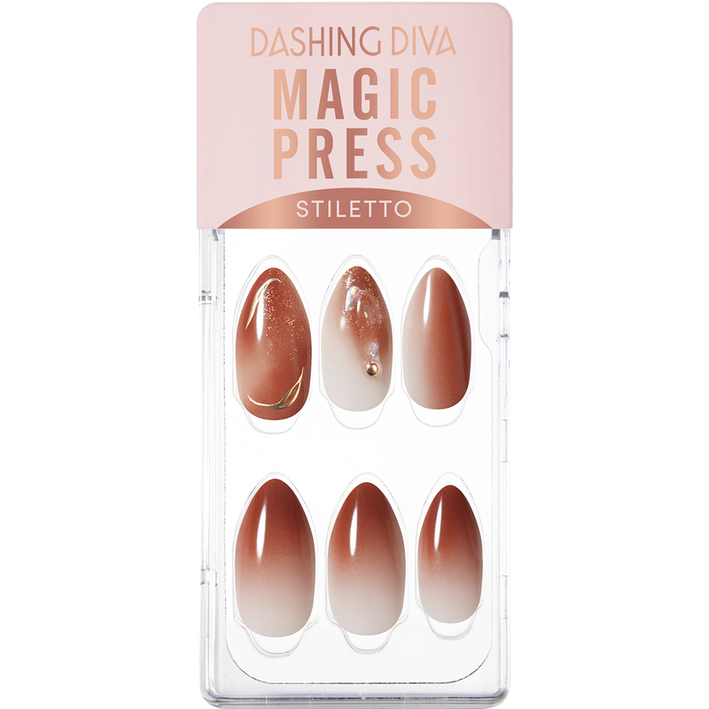 [GEMSTONE] MAGIC PRESS NAIL - DEWEY WINE