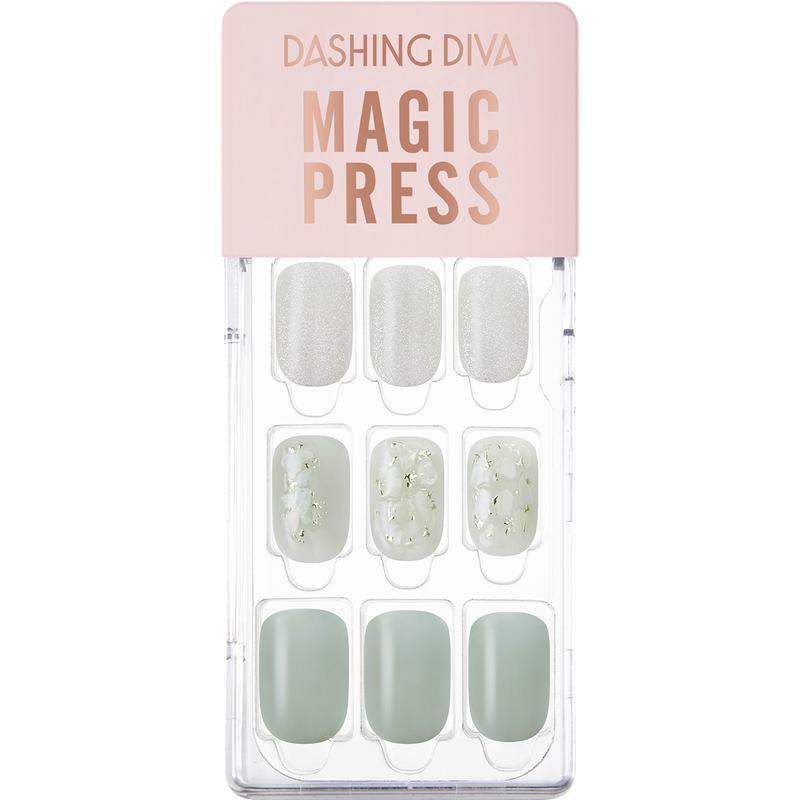 [JADE FLOWER] MAGIC PRESS NAIL - JADE FLOWER