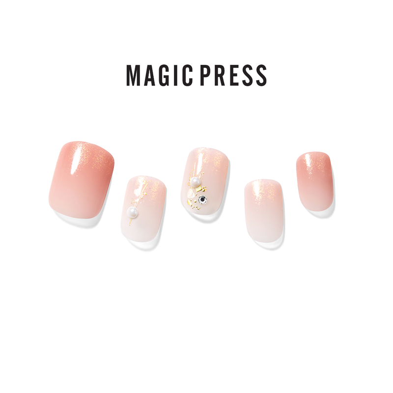 [CELEBRITY] MAGIC PRESS NAIL - GLEAMING CORAL