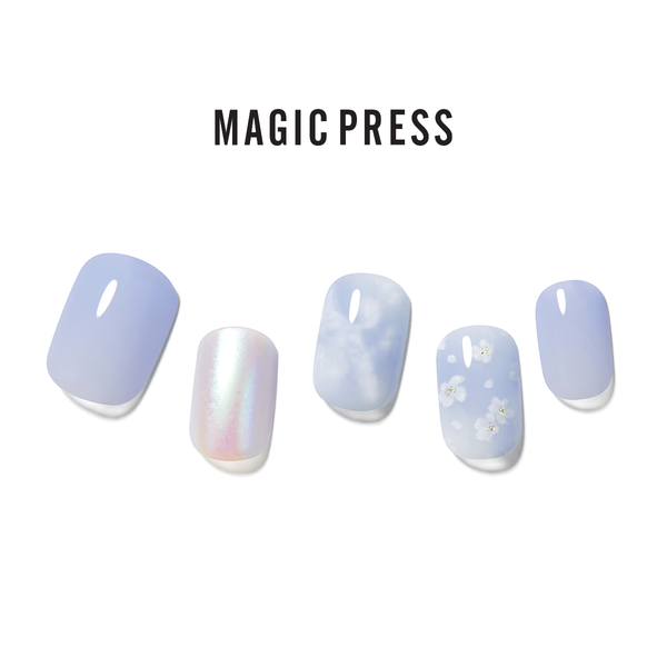 [HEART PUNCHING] MAGIC PRESS NAIL - BLOOMING BLUE