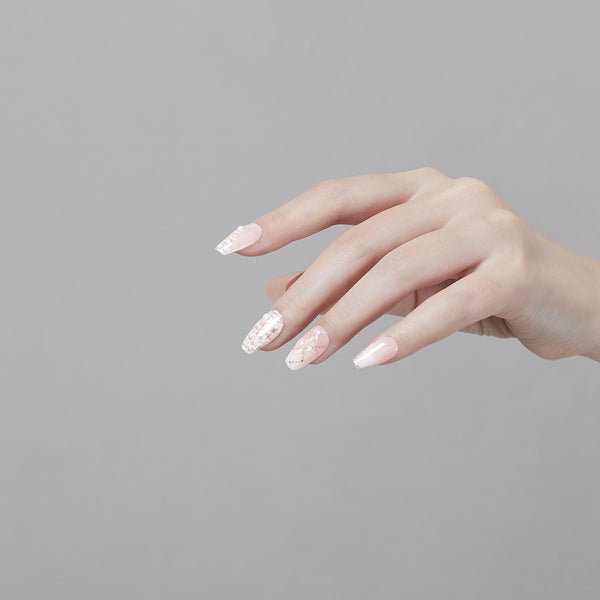 [PURE TWEED] MAGIC PRESS NAIL - TWEED QUILTING
