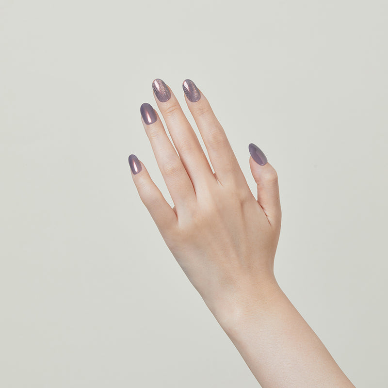 [AURORA] MAGIC PRESS NAIL - PEARLY NAVY