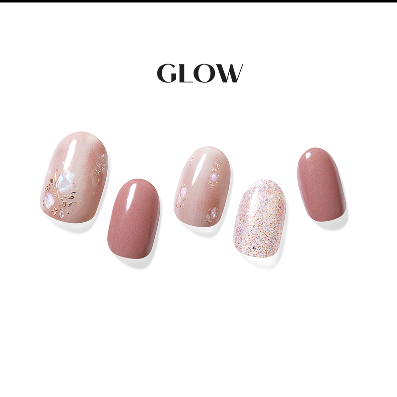 [MAUVE LOVE] GLOW GEL NAIL – MAUVE PINK ROSE
