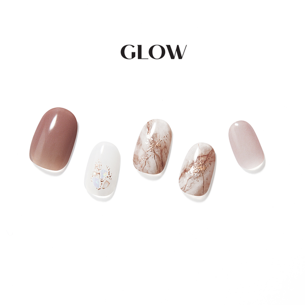 [MAUVE LOVE] GLOW GEL NAIL – ANTIQUE BEIGE