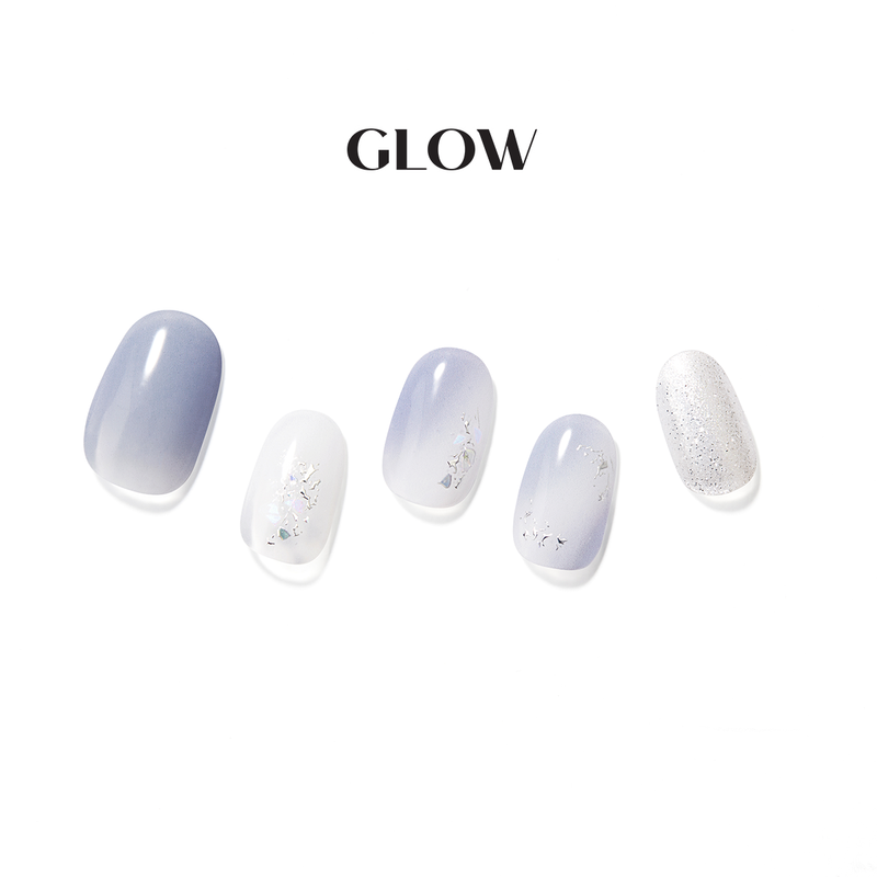 [SHINY BLUE] GLOW GEL NAIL – MELLOW BLUE