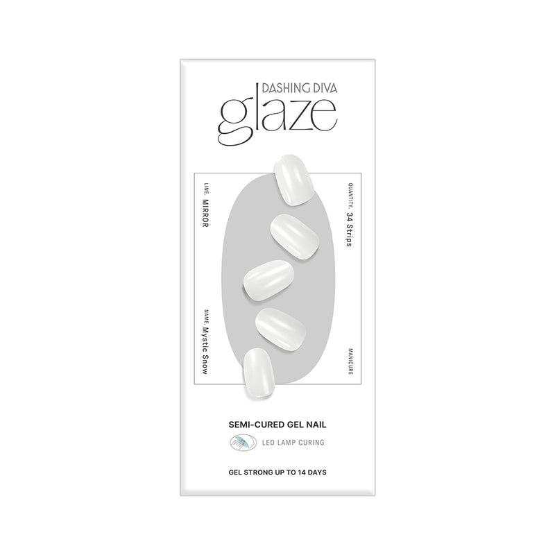 [FOG MARBLE] GLAZE GEL NAIL – MYSTIC SNOW