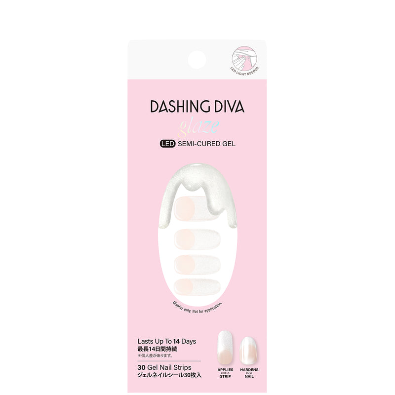 [LUCENT] GLAZE GEL NAIL – GLOSSY FRENCH