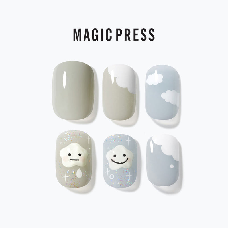 [CLOUDY BEAR] MAGIC PRESS NAIL - CUMULUS