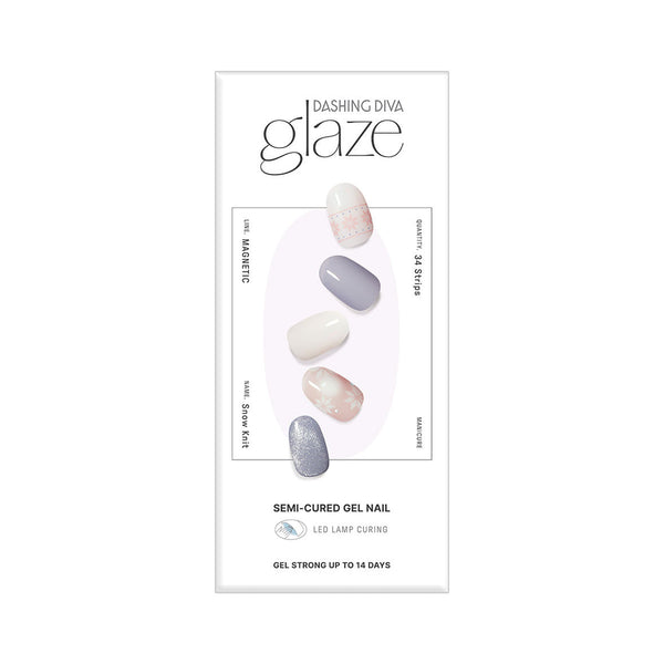 [HOLIDAY MOOD] GLAZE GEL NAIL – SNOW KNIT