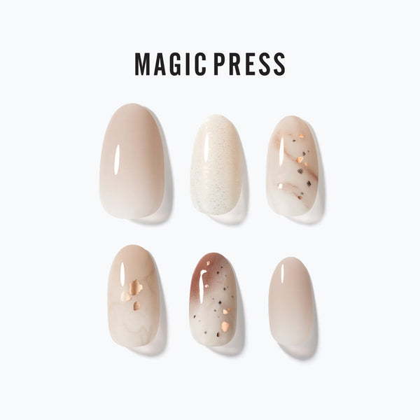 [SMOKY ESPRESSO] MAGIC PRESS NAIL - SMOKY ASH