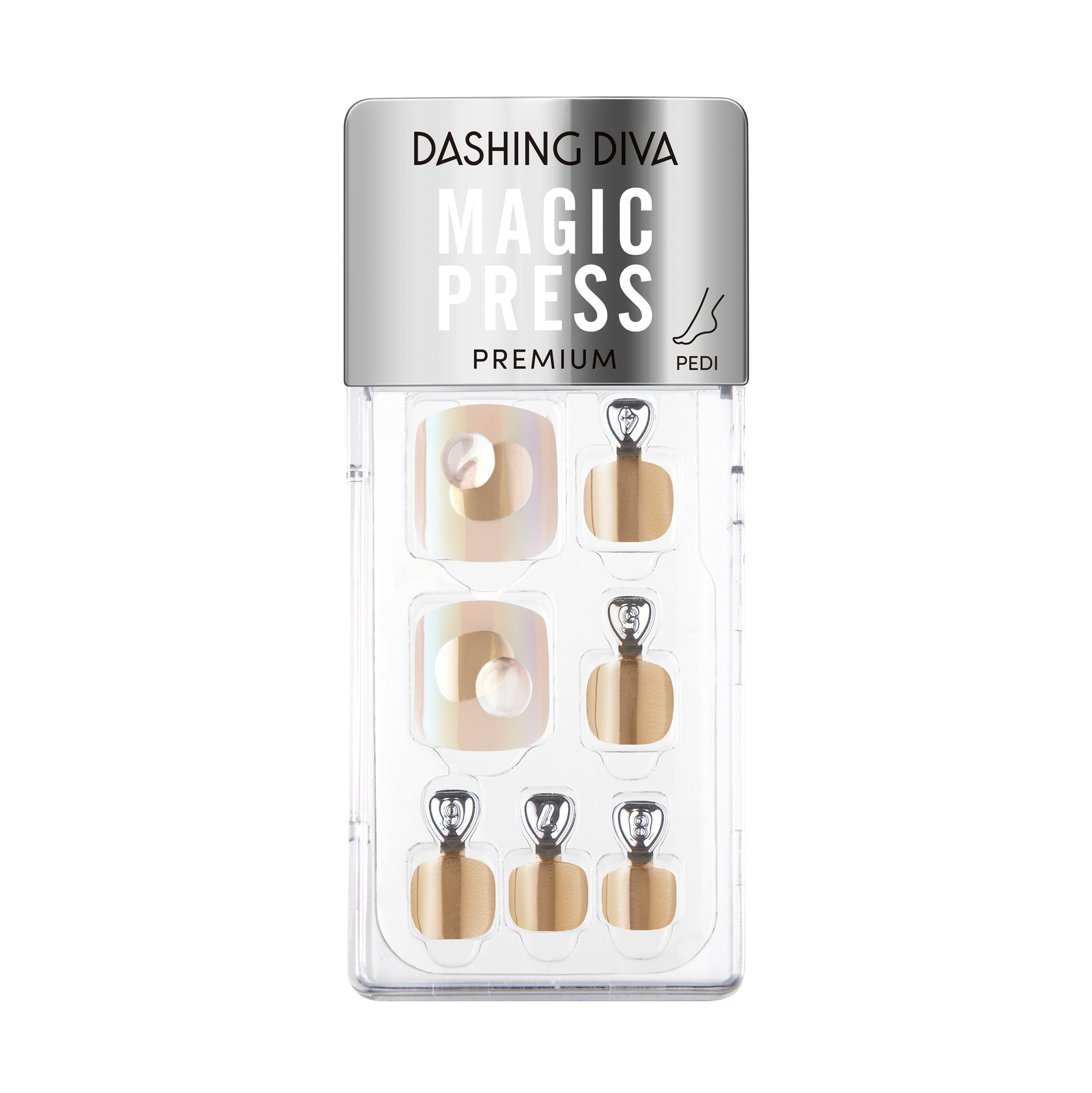 [PREMIUM COLLECTION] MAGIC PRESS PEDI - MORNING DEW ON GOLD