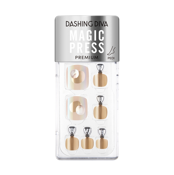 [PREMIUM COLLECTION] MAGIC PRESS PEDI - MORNING DEW ON GOLD