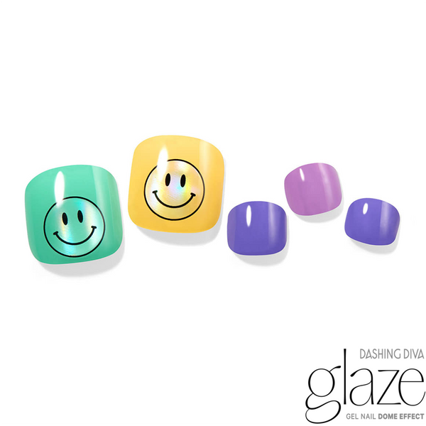 [SUMMER BEACH] GLAZE GEL PEDI – COLOURFUL SMILE