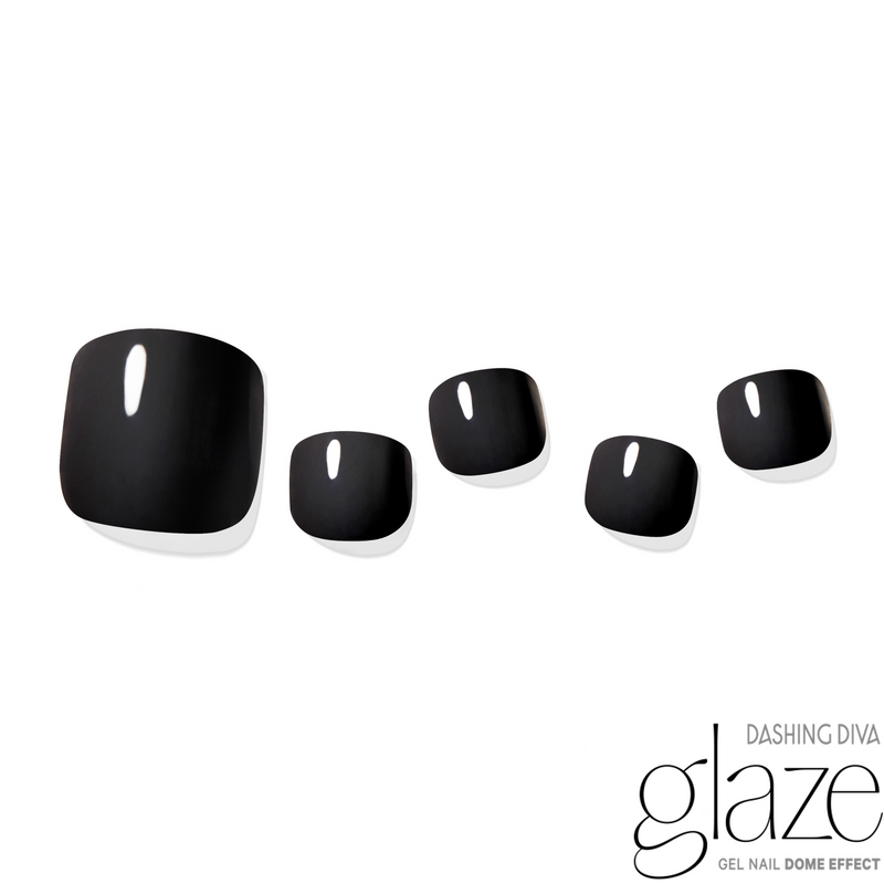 [FULL COLOUR] GLAZE GEL PEDI – BLACK INK