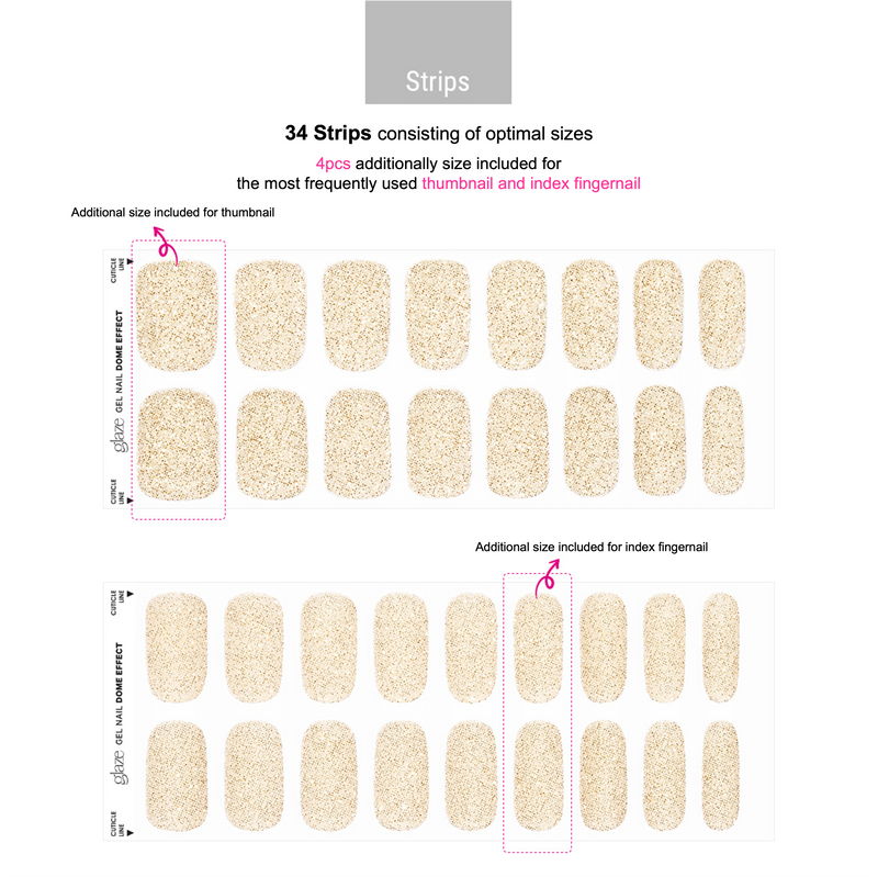 [SMOOTH SMOOTHIES] GLAZE GEL NAIL – GOLD WORLD