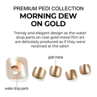 [PREMIUM COLLECTION] MAGIC PRESS PEDI - MORNING DEW ON GOLD