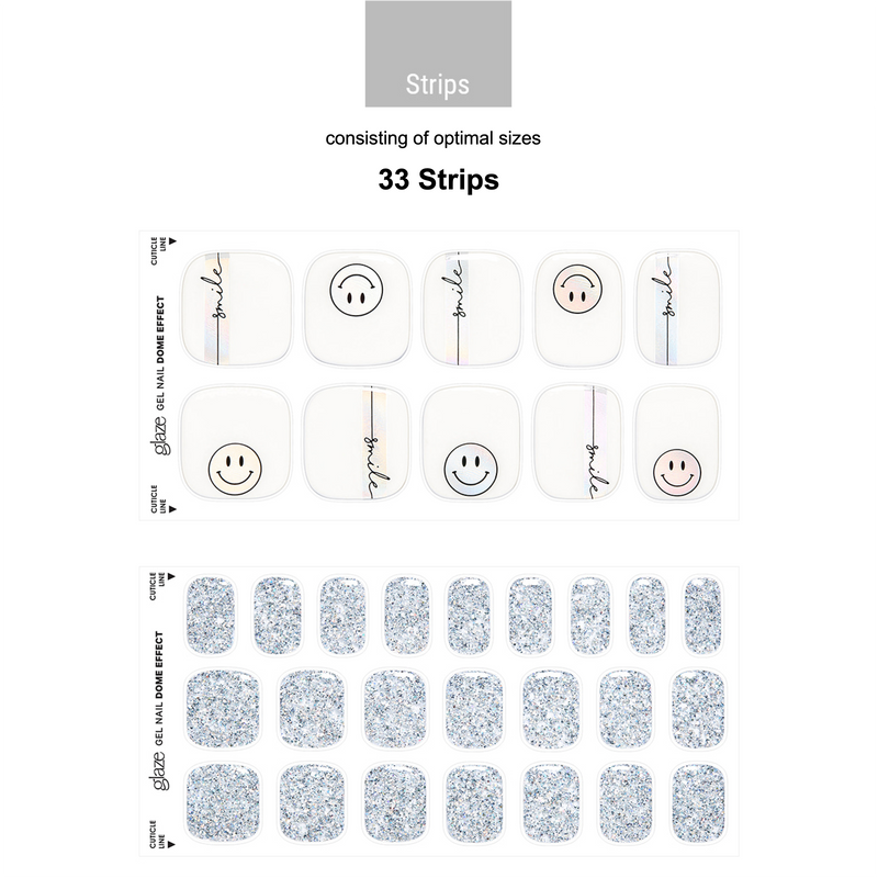 [PEARL & GLITTER PEDI] GLAZE GEL  PEDI – PURE SMILE