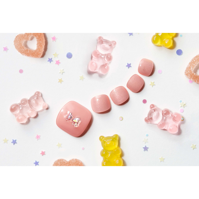 [CANDY BEAR] GLAZE GEL  PEDI – BLUSHING BEAR