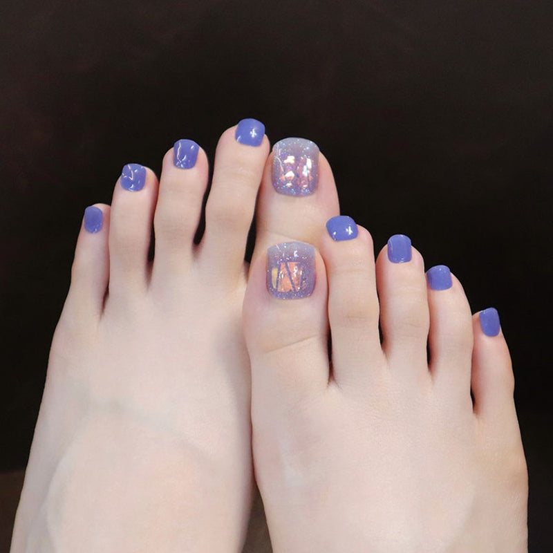 [GLASS PEDI] GLAZE GEL PEDI – SHINING WAVES PEDI