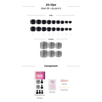 [MAGNETIC PEDI COLLECTION] MAGIC PRESS PEDI - BLACK PRISM