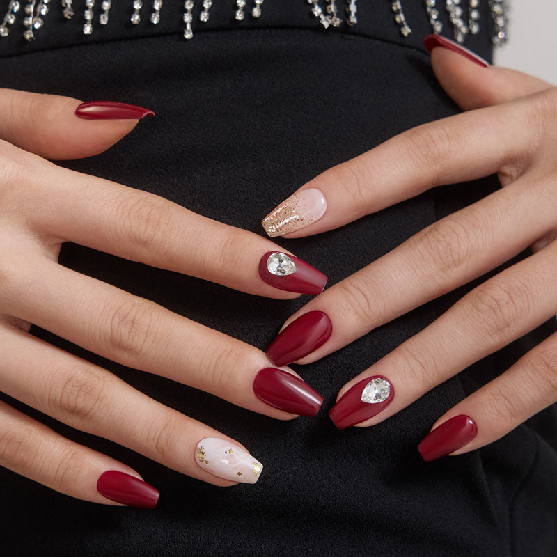 [CHIC COFFIN] MAGIC PRESS NAIL - DARING RED