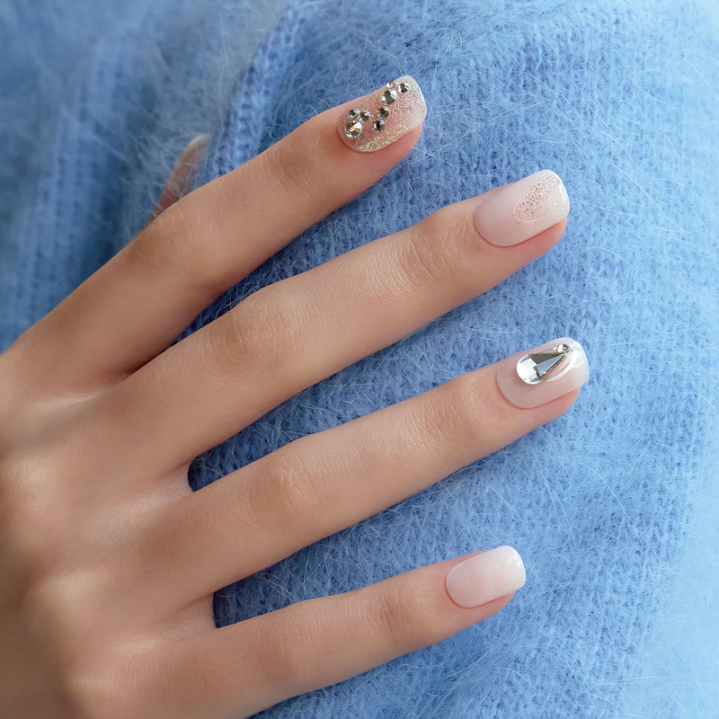 [CRYSTAL BEADS] MAGIC PRESS NAIL - LUCENT CRYSTAL