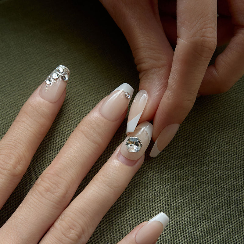 [CRYSTAL BEADS] MAGIC PRESS NAIL - MODERN TIMES