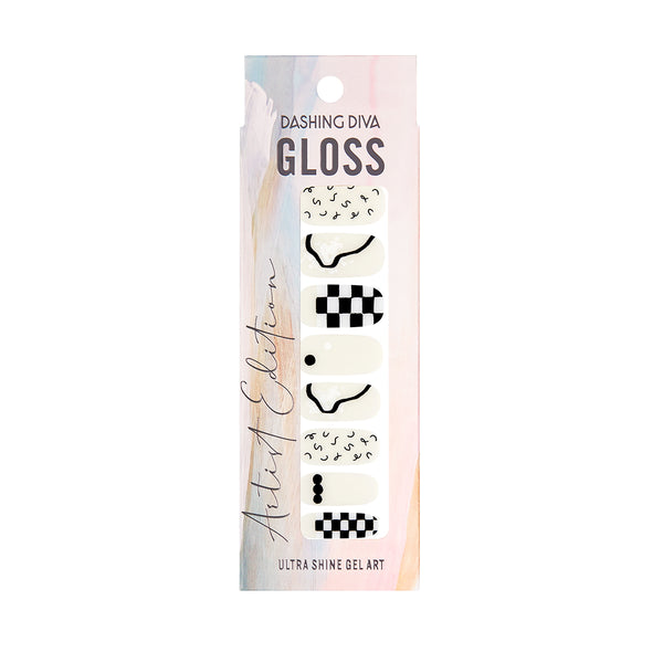 [ONE SUMMER NIGHT] GLOSS GEL NAIL STICKER - UNIQUE DRAWING
