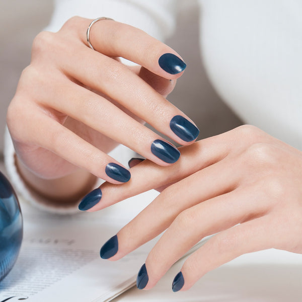 [COLOR & SYRUP] GLOW GEL NAIL – INDIGO