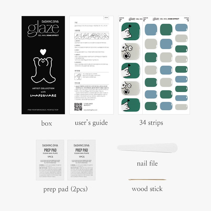 [INAPSQUARE COLLECTION] GLAZE GEL PEDI – SO SO PEDI