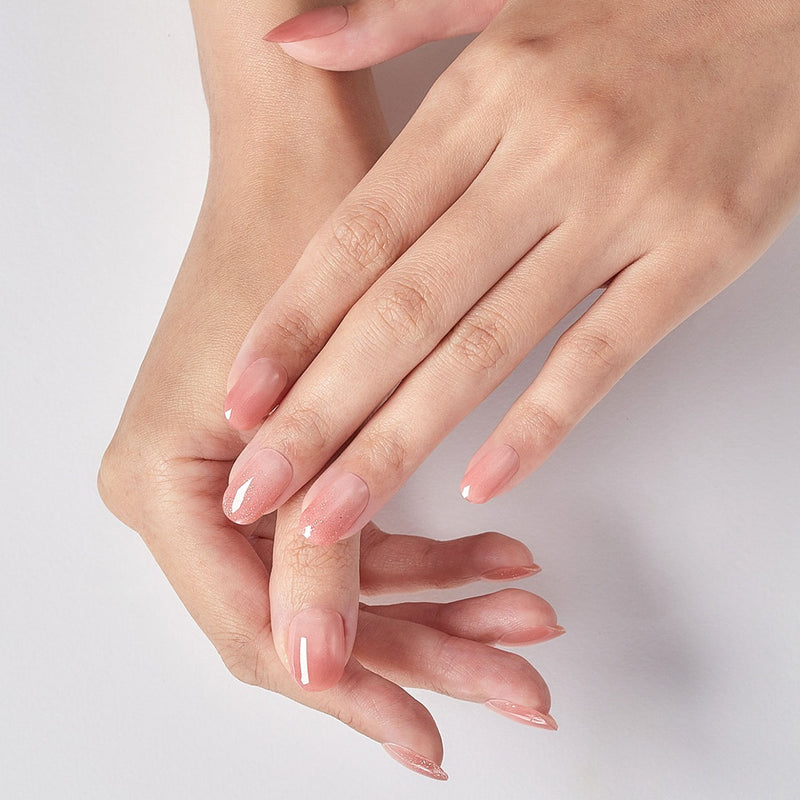 [GLINT & GLOW] GLAZE GEL NAIL – CORAL GLOW