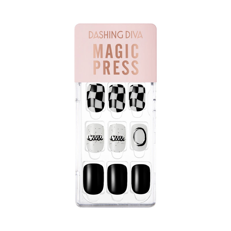 [CHIC CHECK] MAGIC PRESS NAIL - DARK ROOM