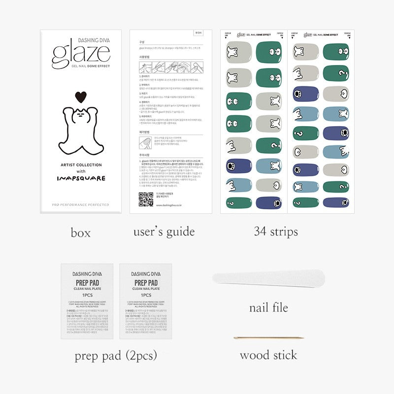 [INAPSQUARE COLLECTION] GLAZE GEL NAIL – SO SO NAIL