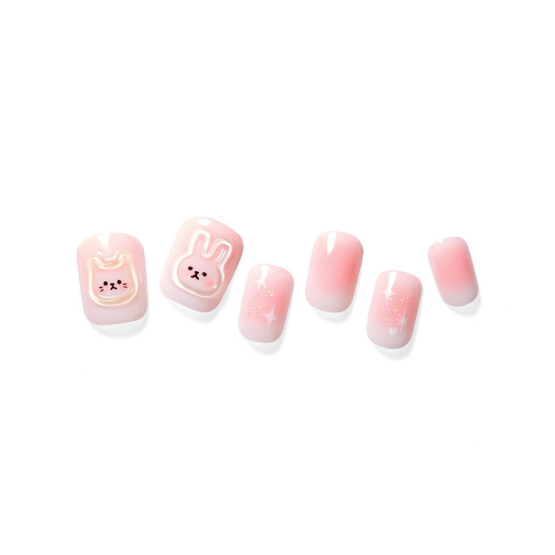 [YEAR OF THE RABBIT] MAGIC PRESS NAIL - CHEEK RABBIT
