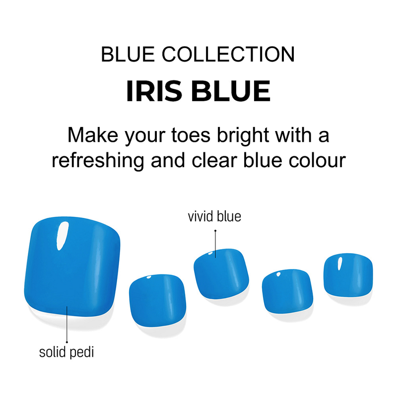 [BLUE COLLECTION] MAGIC PRESS PEDI - IRIS BLUE