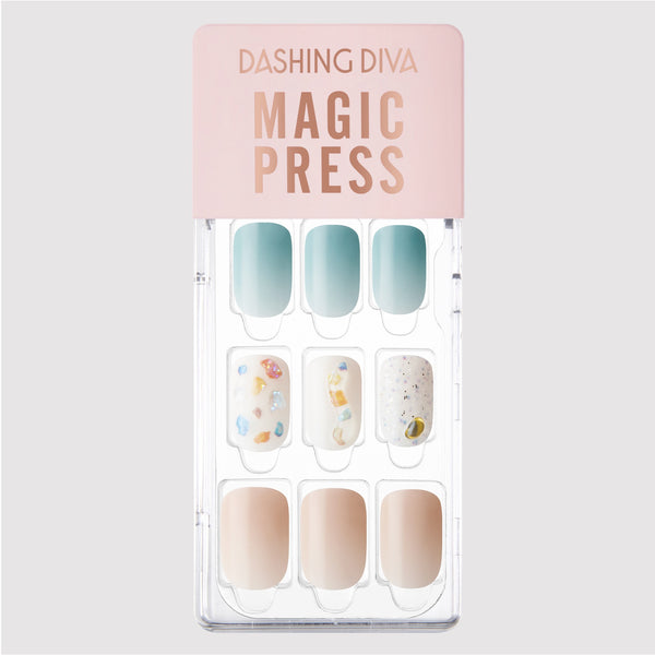 [TWEED & TERRAZZO] MAGIC PRESS NAIL - SOLID TERRAZZO