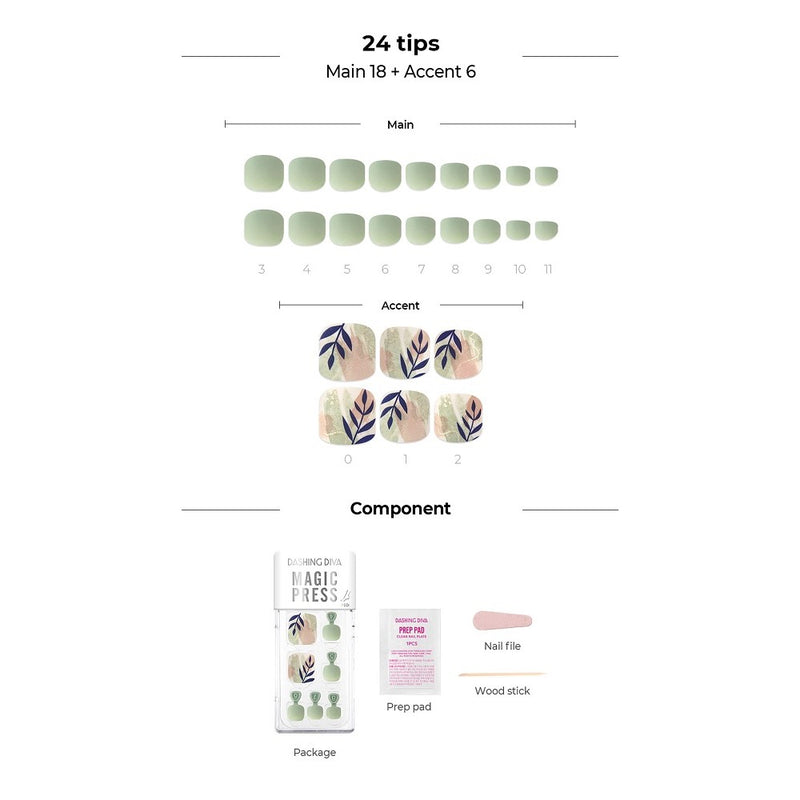 [DESIGN ART COLLECTION] MAGIC PRESS PEDI - HEALING RESORT