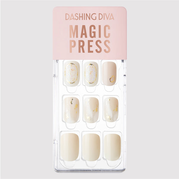 [SOFT TOUCH] MAGIC PRESS NAIL - CREAM MARBLE