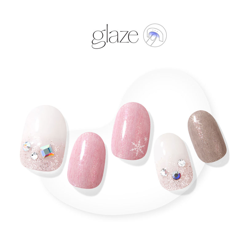 [JEWEL ON GLAZE] GLAZE GEL NAIL – LOVELY WINTER