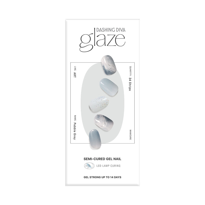 [APRIL COLLECTION] GLAZE GEL NAIL – PEBBLE GREY