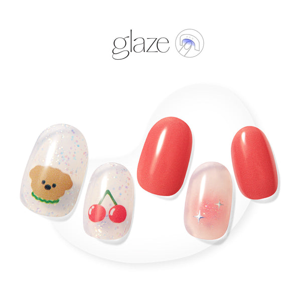 [APRIL COLLECTION] GLAZE GEL NAIL – CHERRY PUPPY
