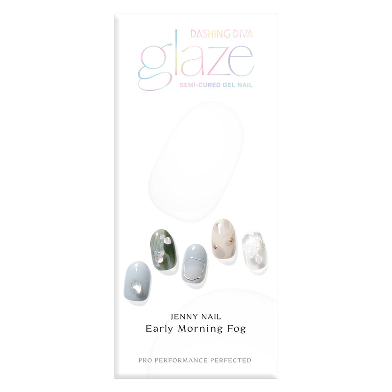 [RAINBOW DROPS] GLAZE GEL NAIL – EARLY MORNING FOG