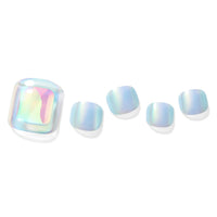 [GLASS NAIL COLLECTION] MAGIC PRESS PEDI - AQUA ICE SHINE