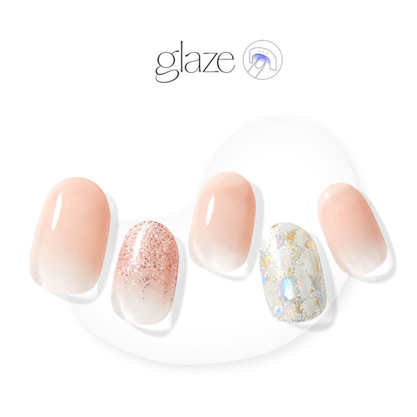 [WEDDING DRESS] GLAZE GEL NAIL – SHINY BEIGE