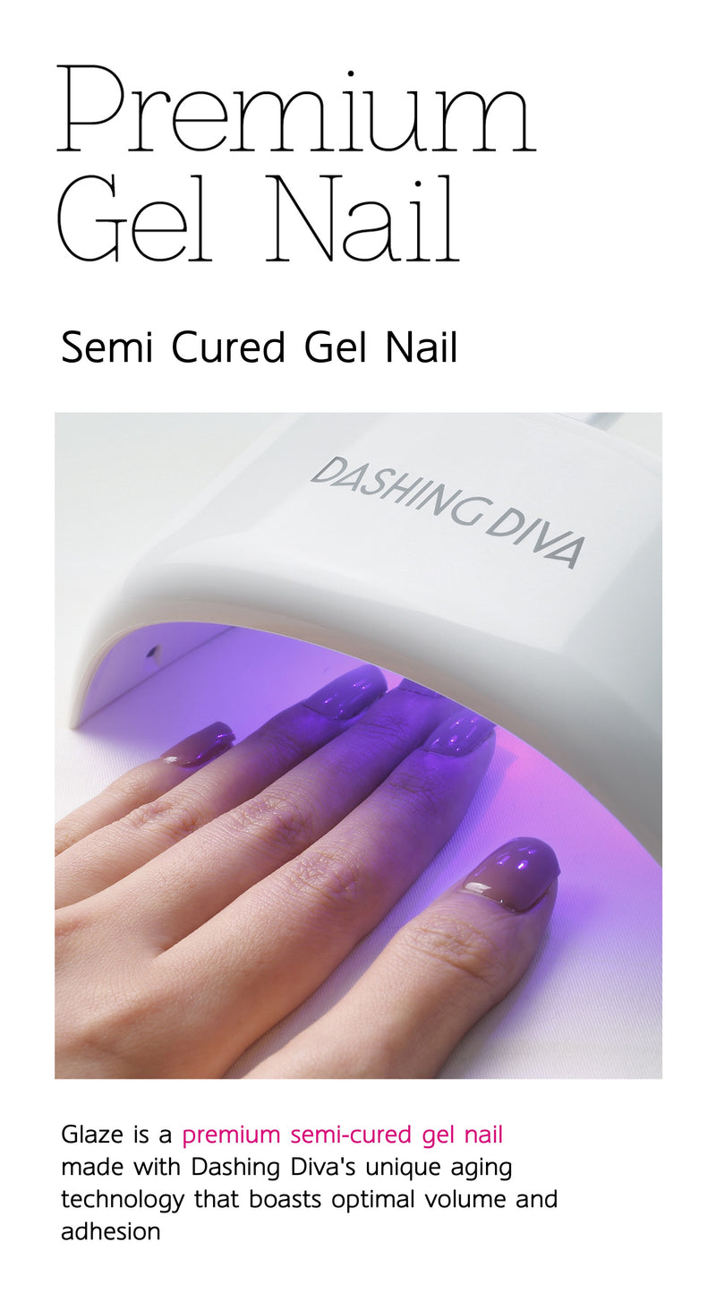 [APRIL COLLECTION] GLAZE GEL NAIL – RED FLOWER