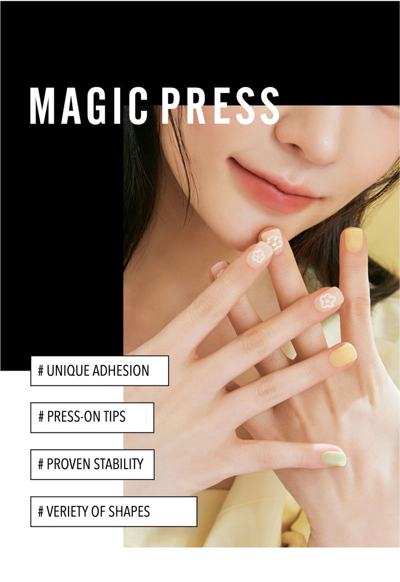 [FLOWER GARDEN] MAGIC PRESS NAIL - CHERRY FLOWER