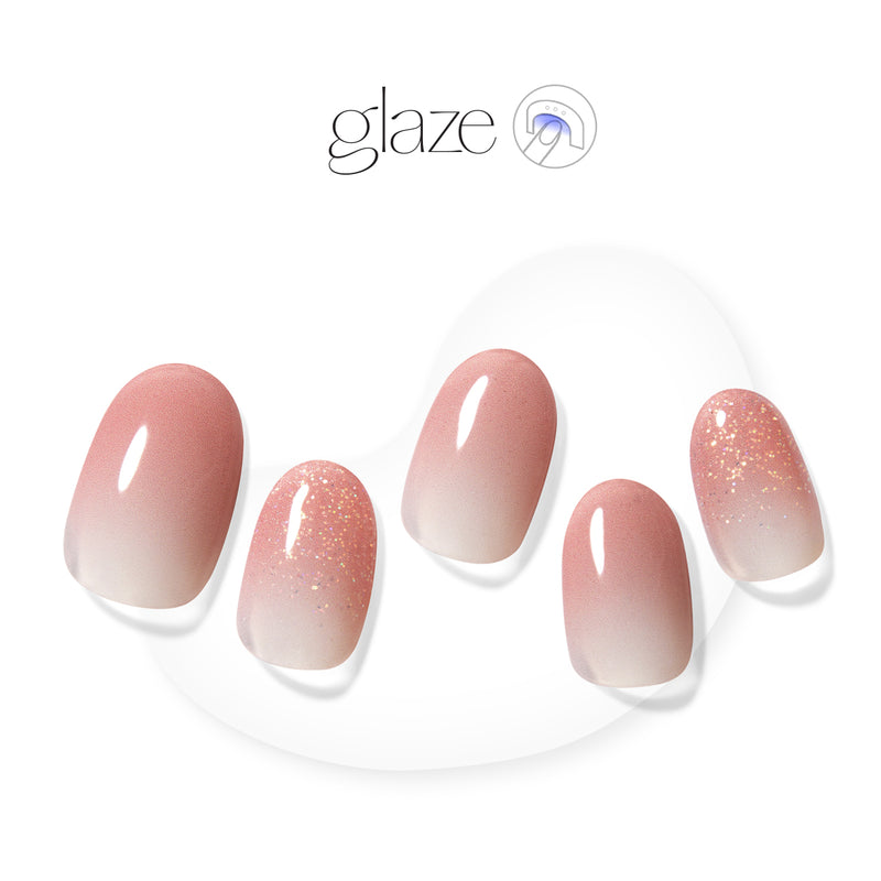 [GLINT & GLOW] GLAZE GEL NAIL – CORAL GLOW